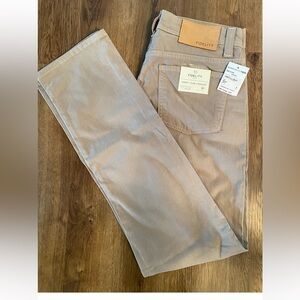 Fidelity Khaki Slim Straight Jeans